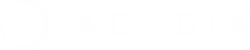Acadia Pharmaceuticals Inc. logo in white